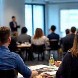 Corporate training workshop in session